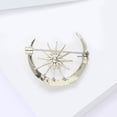 thumbnail image 7 of Pearl Sun Moon Brooch Lapel Pin Clothes Accessories Crescent Moon Planet Gold Plated Pins Dress Suit Backpack Hat Corsage Brooches for Women, 7 of 7