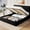 Black, variant on Frostbloom Modern Linen Upholstered King Bed with 3-Panel Wingless Headboard, Lift Up Storage Frame, No Box Spring Needed, Black