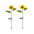 thumbnail image 1 of Luz solar para césped de jardín exterior con girasoles Luz solar impermeable para caminos de flores para decoración de patios, 1 of 5