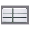 thumbnail image 3 of Best Master Seville 5-Piece Engineered Wood Cal King Bedroom Set in White, 3 of 4