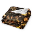thumbnail image 2 of Bendy And The Ink Machine Blanket, Horror Game Throw Blanket For Bed Sofa Couch, Super Soft Flannel Blanket For Bedroom Livingroom, 80"X60", 2 of 9