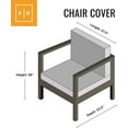 thumbnail image 4 of KHOMO GEAR Outdoor Chair Cover Patio Furniture Cover Waterproof Heavy Duty - Brown, 4 of 5