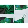 thumbnail image 6 of Maxi Skirt Set Floral Print Halter Top Maxi Skirt Going Out Outfits for Women Green S, 6 of 7