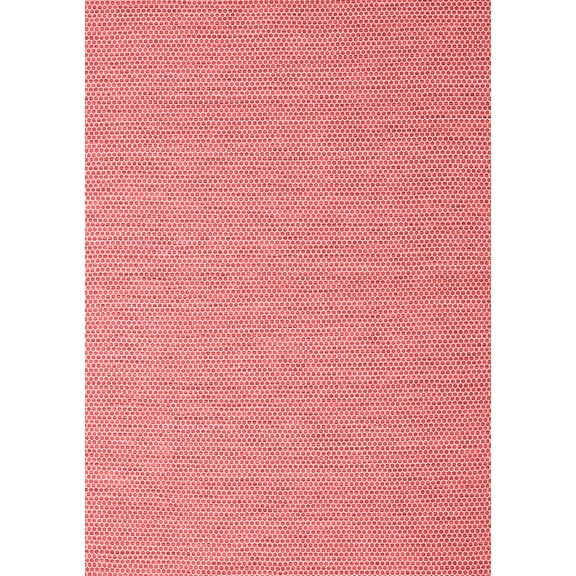 Ahgly Company Indoor Rectangle Abstract Red Contemporary Area Rugs, 7' x 10'