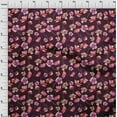 thumbnail image 3 of oneOone Cotton Flex Wine Fabric Flower Watercolor Sewing Fabric By The Yard Printed Diy Clothing Sewing Supplies 40 Inch Wide, 3 of 4