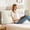 Beige, variant on Headboard Pillow King, Triangle Bed Wedge Pillow for Headboard, Backrest Pillow for Sitting up, Reading, Working, Headboard Daybed Pillow with Removable Cover for Bed, Dorm Sofa, Beige