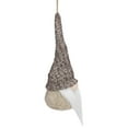 thumbnail image 3 of 8" Beige and White Hanging Gnome Christmas Ornament, 3 of 5
