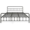 thumbnail image 2 of Costway King Size Bed Frame with Headboard Under Bed Storage No Box Spring Needed Black, 2 of 10