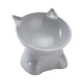 thumbnail image 2 of Tazón para gatos perfecl antideslizante para alimentación de mascotas gris, 2 of 8