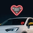 thumbnail image 4 of Car LED Ambient Light - Solar-Powered Heart-Shaped LED Neon Light,IP65 Waterproof,Switchable Modes, Romantic Car,Outdoor Decor,for Couples,No Tools,Wire-Free Installation, 4 of 6