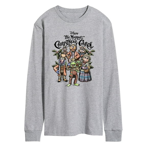 The Muppets - Muppets Carol Collage - Men's Long Sleeve Graphic T-shirt