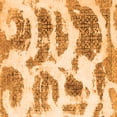 thumbnail image 1 of Ahgly Company Indoor Square Abstract Orange Modern Area Rugs, 8' Square, 1 of 4