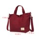 thumbnail image 3 of Bolsa de viaje extensible con doble tirante al hombro - Bolsa deportiva 37L y bolsa de gimnasio - Camisa de nylon para mujer - Vino, morado, azul oscuro, verde menta, verde, rojo, 3 of 6
