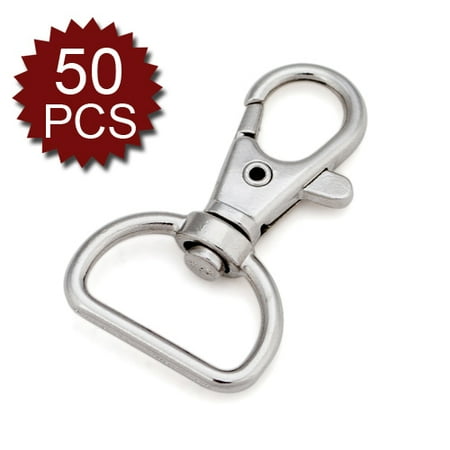 - Aspire 50 PCS Swivel Lobster Clasps with D-ring End, Large Chains, Back Packs and Purses Hook