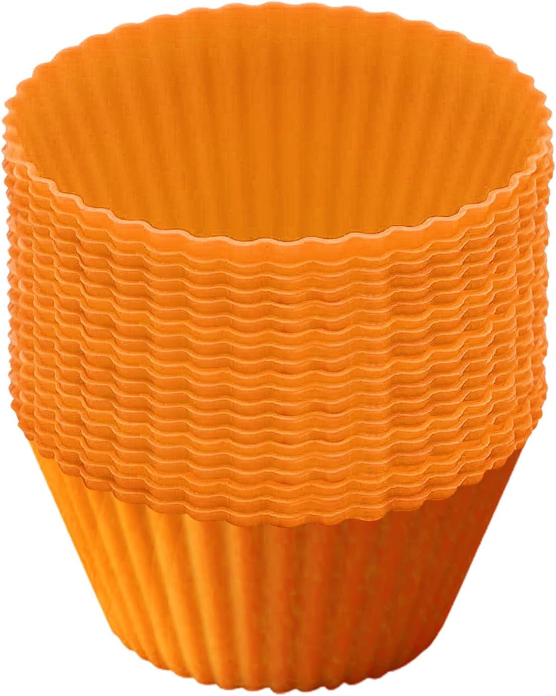 21 Pack Silicone Baking Cup Reusable Kitchen Household Egg Tart and