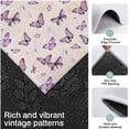 thumbnail image 3 of Beige Butterfly Pattern Kitchen Rugs Sets Of 3,Kitchen Runner Rugs Non Skid Washable,Decorative Kitchen Floor Mats for Kitchen,Sink,Laundry,17"x30"+ 17"x47" + 17"x59", 3 of 6