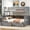 Gray, variant on Harper & Bright Designs Twin Over Full Bunk Bed with Two Storage Drawers, Convertible Bunk Bed Can be Converted Into Two Daybed, Espresso
