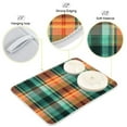 thumbnail image 3 of Iauyy Dish Drying Mat for Kitchen Counter, Super Absorbent & Hanging 16x18 / 18x24 Inch (S/M) A Orange Combination, 3 of 8