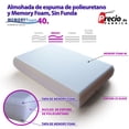 thumbnail image 2 of Almohada Media 3 Capas Con Memory Foam La Fabrica de Espuma Almohada 3 capas con MEMORY FOAM sin Funda, 2 of 5