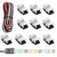 thumbnail image 1 of 11 Piezas Conectores de Tira de LED de 3 Pines Sintonizables Conectores de Luz de Tira de LED de 10 Mm Terminal de Conector de Tira de LED para WS2811, 1 of 5
