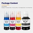 thumbnail image 4 of Botellas de recarga de tinta LAIPENG GI-21, paquete de 4, BK/C/M/Y, 4 of 8