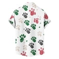 thumbnail image 3 of TaTaai Men's Valentine's Day Print Shirt, Short Sleeve Button Down Casual Blouse, Romantic Summer Top Gift, 3 of 4