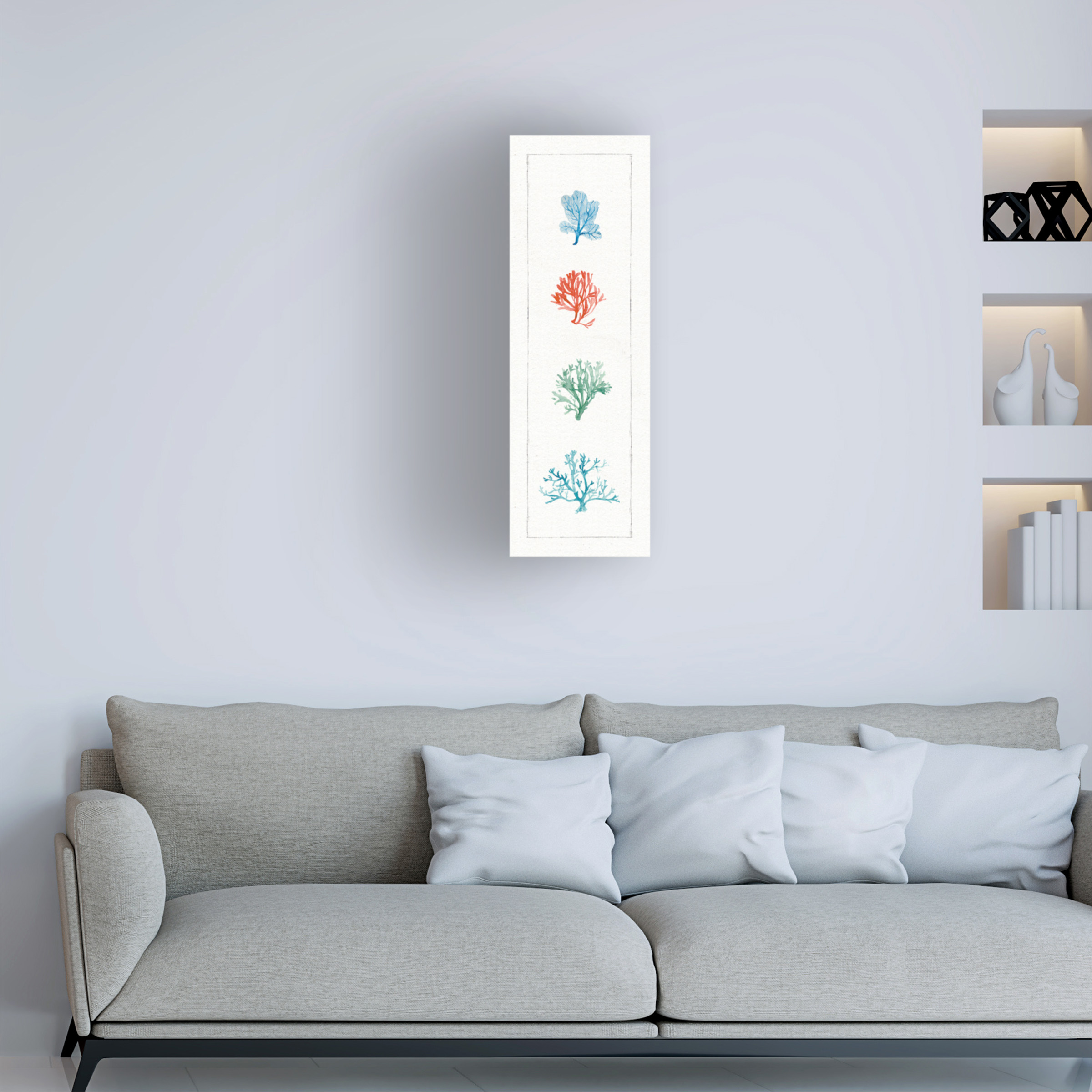 Trademark Fine Art "Water Coral VII" Canvas Art by Lisa Audit