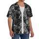 thumbnail image 2 of Fotbe Black Cats In A Garden Camisa Estampada de Manga Corta para Hombre, Casual de Verano, Estilo Playero, Sin Arrugas-Medium, 2 of 5