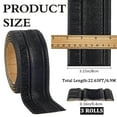 thumbnail image 2 of 3pcs 7.55FT x 3.15Inch Black Molding Peel and Stick Flexible Foam Trim Self Adhesive Wallpaper Border 3D Sticky Decorative Wall Edging Foam Baseboard Mirror Border Wall Lines Decor DIY, 2 of 7