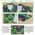 thumbnail image 6 of HAPPY BAY Men's Hawaiian Shirts Short Sleeve Button Down Shirt Mens Party Shirts Casual Vacation Summer Tropical Shirts for Men Funny XS Allover Trees, Black, 6 of 6