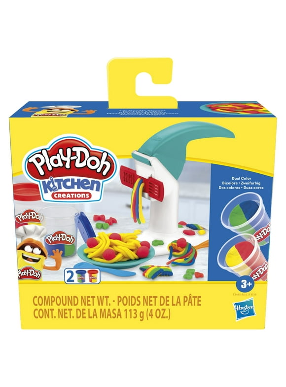 Play-Doh Kitchen Creations Lil Noodle Play Dough Set - 4 Color (2 Piece), Only At Walmart