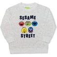 thumbnail image 2 of Sesame & Friends Elmo, Cookie Monster and Big Bird Boys 2 Pack Crewneck and Short Sleeve Tee, Toddler, 2 of 3