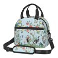 thumbnail image 1 of Disketp Chinoiserie Floral Palm Tree Lonchera Térmica para Mujer y Hombre, Bolsa de Almuerzo Reutilizable e Impermeable para Trabajo, Viajes y Picnic, 1 of 7