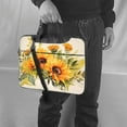 thumbnail image 6 of ZICANCN Laptop Case 13 inch, Sunflower Floral Abstract Botanical Work Shoulder Messenger Business Bag for Women and Men, 6 of 9