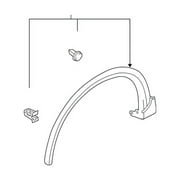 Genuine OE Mitsubishi Wheel Opening Molding - 7400A510 Fits select: 2018-2020 MITSUBISHI ECLIPSE CROSS