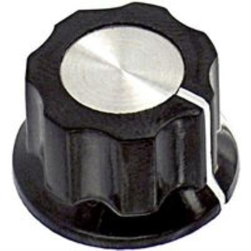 ALCOSWITCH KD500B1/8 ROUND KNURLED KNOB WITH LINE IND 5 pieces 3.2MM TE CONNECTIVITY