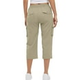 thumbnail image 4 of CHUOU Women Cargo Capris Hiking Pants Summer Casual Drawstring High Waisted Sweatpants Loose Capri Pants With Pockets, 4 of 5