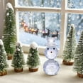 thumbnail image 5 of Bzdzmqm under $5 Crystal Snowman Ornament, Crystal Christmas Snowman Decorations, Glass Material Fine Craftsmanship, Holiday Tabletop Decor, Christmas Party Setup, Beautiful Gift Packaging, 5 of 6