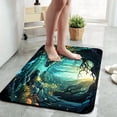 thumbnail image 2 of 1pc Mystical Forest Glade Scene Bathroom Rug Bathroom Decor and Accessories- Durable,Anti Slip,And Quick Drying,Suitable For Indoor/outdoor Use - Perfect For Bathrooms,Bedrooms,Kitchens, 2 of 9