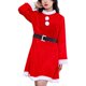 thumbnail image 1 of Vestido de Papá Noel navideño, disfraz navideño, disfraz con temática navideña sin chal, 1 of 9
