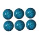 thumbnail image 3 of 6 Piezas Decorativas Mosaico Bolas de Centro Mesa de Vidrio Esfera Sólida Diseño Mosaico Reluciente Adecuado para Sala de Estar Mesa de Azul, 3 of 8