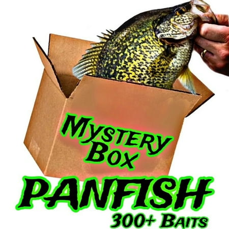 Mystery Panfish Box 300 Baits+ - Fishing Lure Set soft plastic crappie jig fishinghook xmas surprise freshwater fish hooks fishing gift