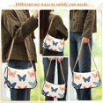 thumbnail image 4 of FORMRS Womens Shoulder Bag with Chain Strap Clutch Purse Cute Tote Handbag, Orange Butterflies, 4 of 7
