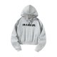 thumbnail image 3 of La caída simple casual del suéter del cordón de las sudaderas con capucha de las mujeres viste la manga larga de los suéteres SG, 3 of 8