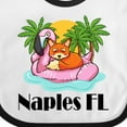 thumbnail image 4 of Inktastic Naples Florida Beach Vacation Boys or Girls Baby Bib, 4 of 4