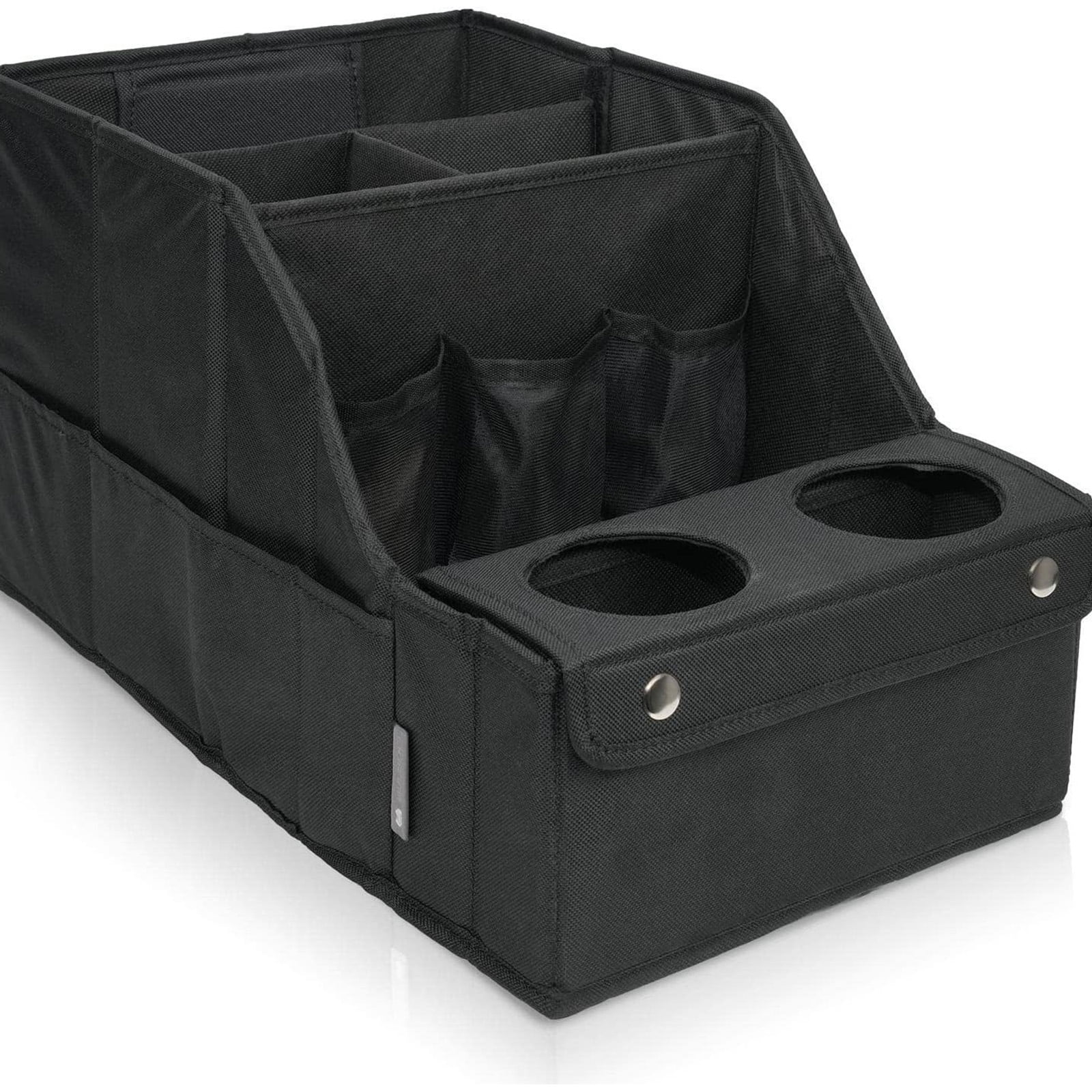 Sturdy Car Seat Storage Organizers With 2 Beverages Holders 4 Compartment For Front Back Vehicle Accessories