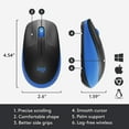 thumbnail image 5 of Logitech M190 Wireless Mouse Full Size Comfort Curve Design 1000Dpi Blue, 5 of 6