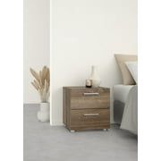 Tvilum Austin 2 Drawer Nightstand in Truffle