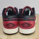thumbnail image 4 of Ni - ke Ni - ke Air Jordan 1 Low Mens's Size 11 Red & Black 553558-605, 4 of 5