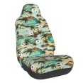 thumbnail image 1 of Wukai Colorful Hawaii Palms Full Set Car Seat Covers with Soft Padding Universal Auto Front Seats Protector and Cushion Mat, 1 of 5